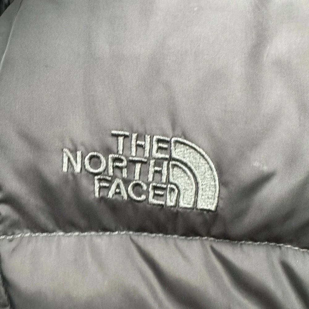 The North Face‎ Puffer Jacket Girls Size M 10/12 Gray Fleece Lined Outdoor